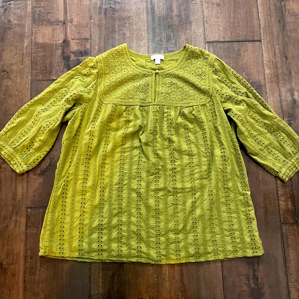 Charter Club women 3/4 sleeve top